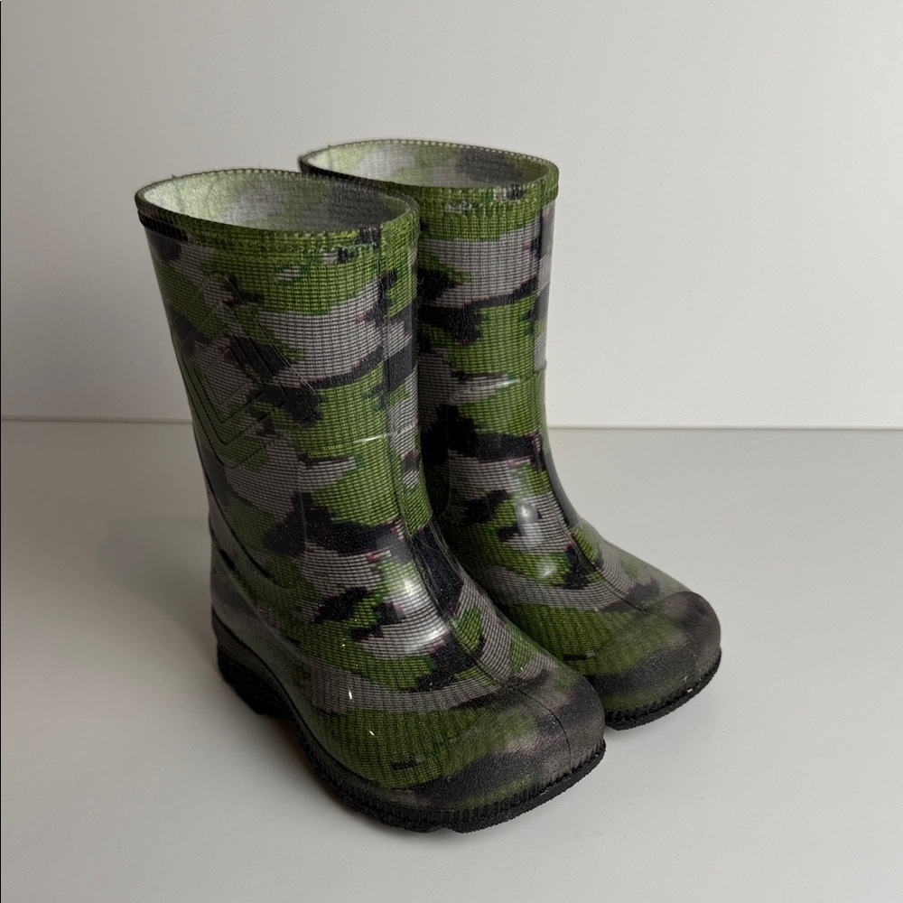 Kids Camouflage Rain Boots